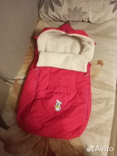 Зимний конверт в коляску