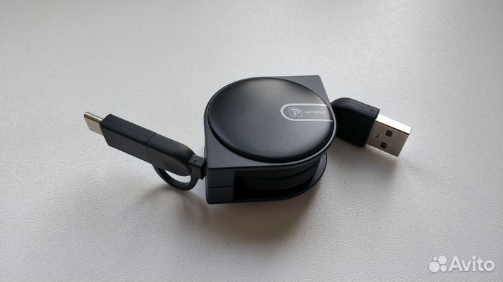 Новый Кабель 2 в 1 USB Type C / Micro USB 3A