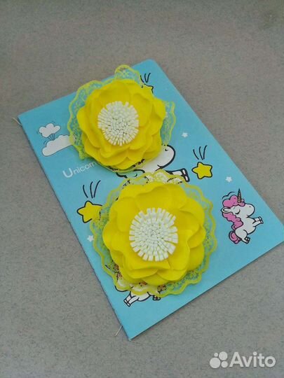 Резинки для волос детские ручной работы Новые