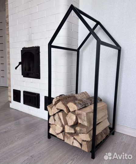 Дровница лофт