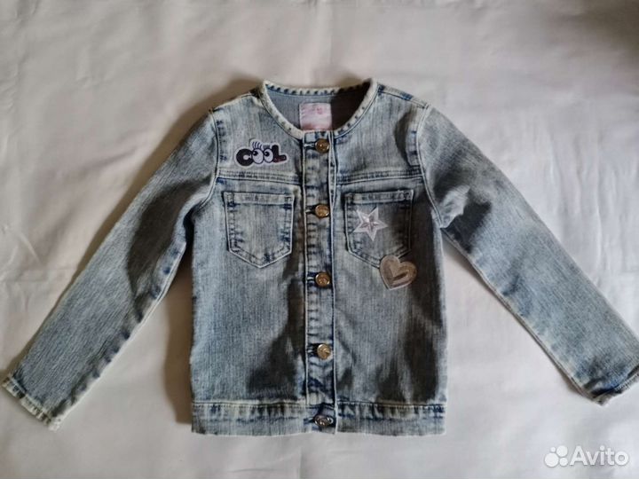 Джинсовая куртка для девочки110