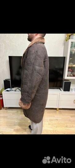 Дубленка натуральная мужская 52 54