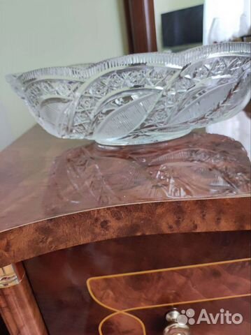 Ваза хрустальная