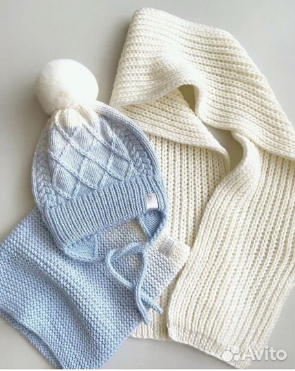 Шапка вязаная ручная работа