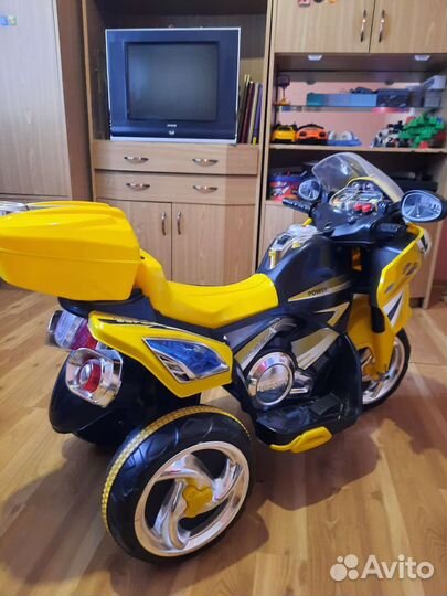 Детский мотоцикл на аккумуляторе бу