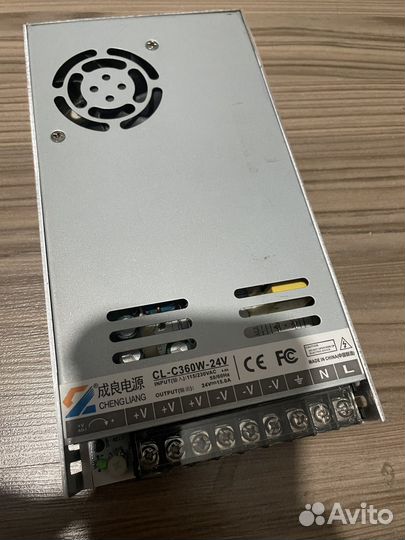 Блок питания 24v 15А