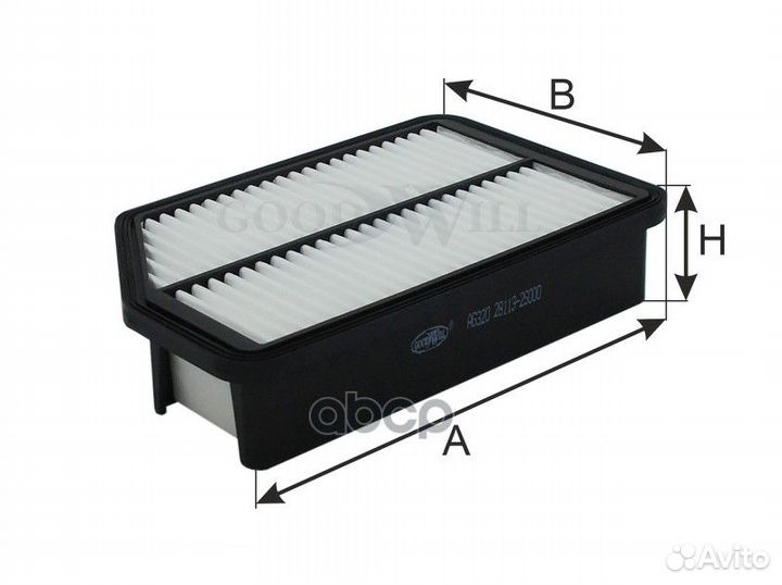 Фильтр воздушный hyundai ix35, KIA Sportage
