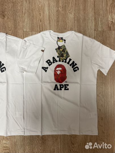 Футболка bape белая