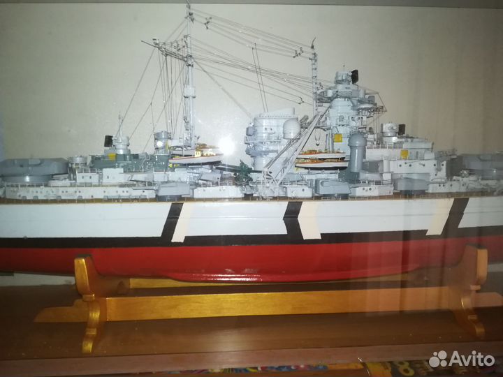 Модель корабля Бисмарк