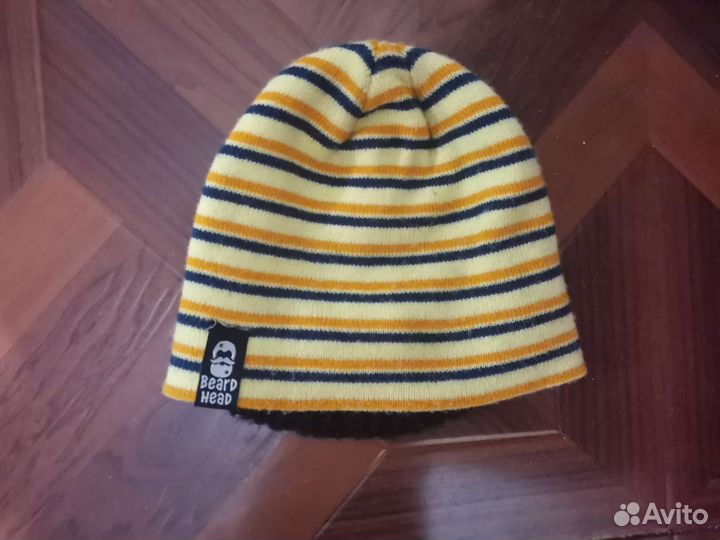Шапка с бородой детская
