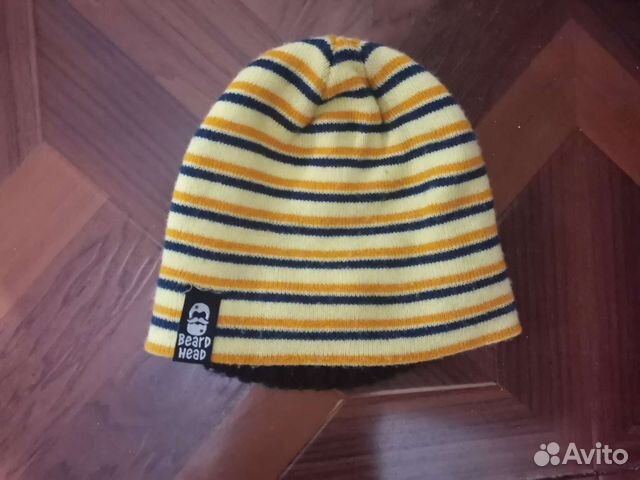 Шапка с бородой детская