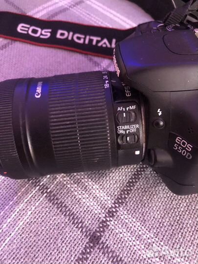 Зеркальный фотоаппарат canon 550d полный комплект