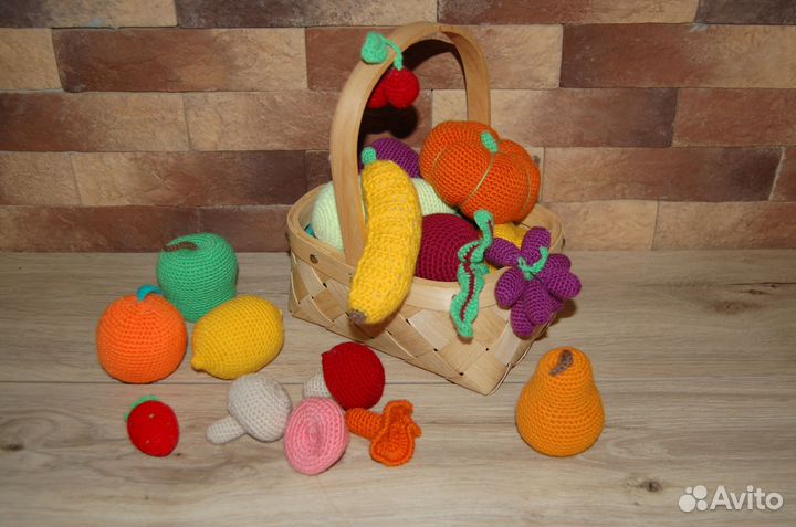 Овощи вязаные крючком