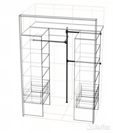 Шкаф / гардеробная система под ключ