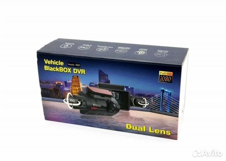 Авторегистратор с двумя камерами Q20S