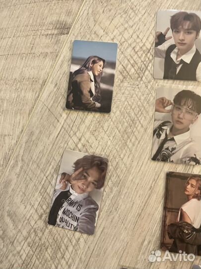 Официальные карты kpop stray kids bts enhypen