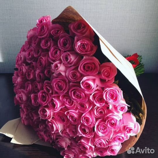 Роза 101 на день рождения