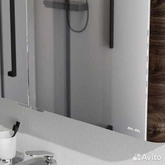 Зеркальный шкаф AM.PM Sensation 100 M30MCX1001NF Орех