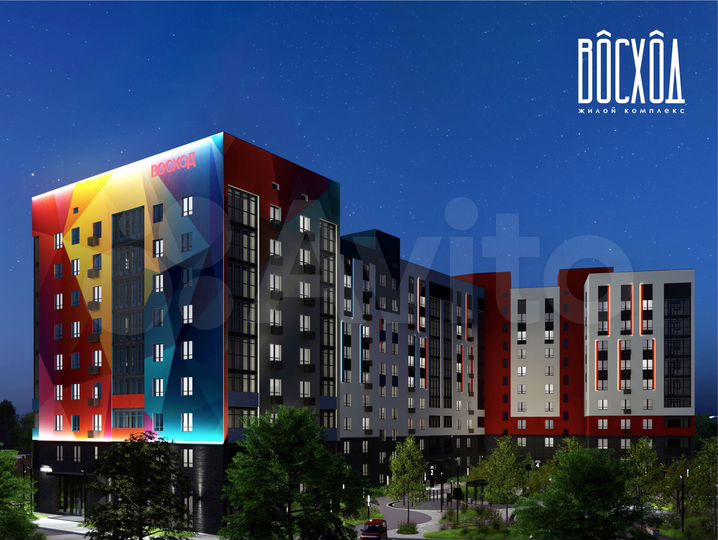 2-к. квартира, 58,8 м², 8/9 эт.