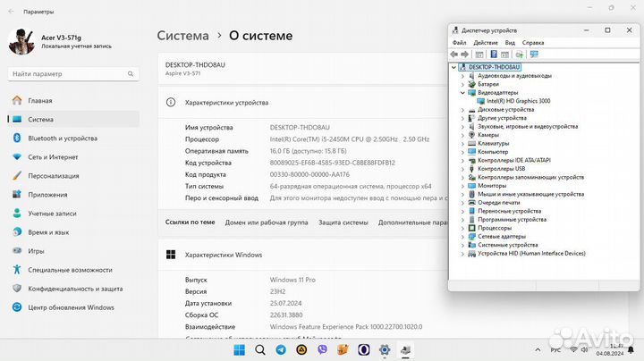 Мат. плата Acer V3-571g