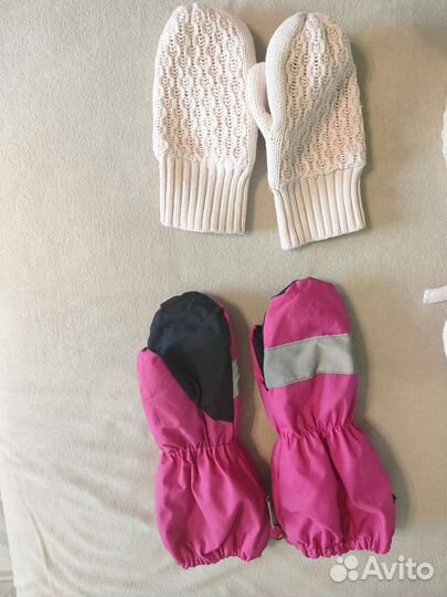 Шапки и краги для девочки HM