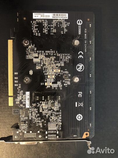 Видеокарта gigabyte gt 1030 OC