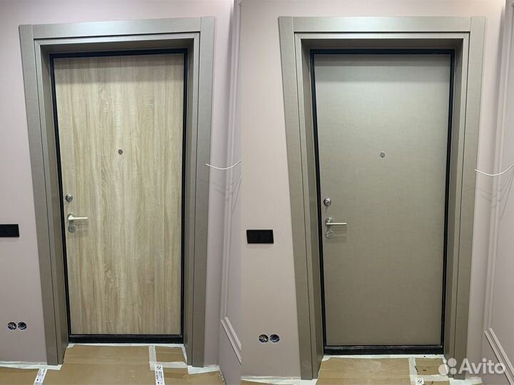 Замена накладки (мдф панели) на входной двери