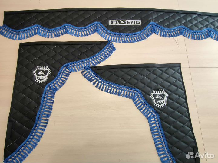 Шторы, ламбрекены экокожа газель