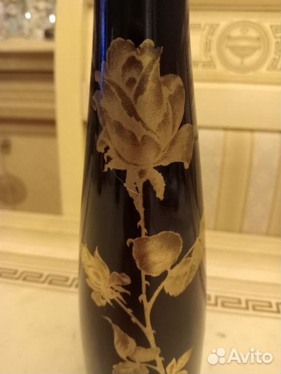 Ваза Royal KPM кобальт фосфор Германия