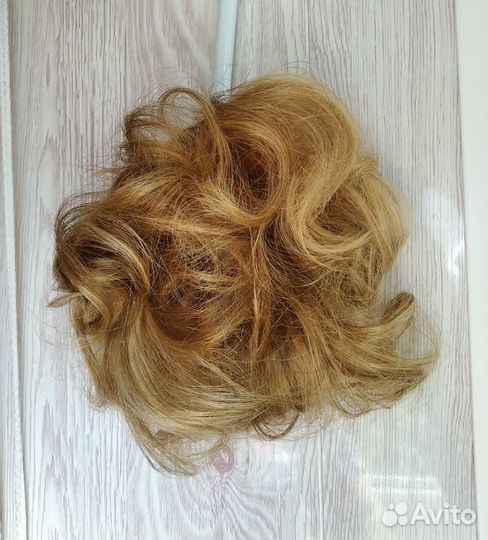 Шиньон-резинки из натуральных волос