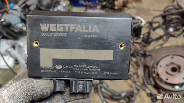 Блок согласования фаркопа, Audi Q7 4L 4E0907383