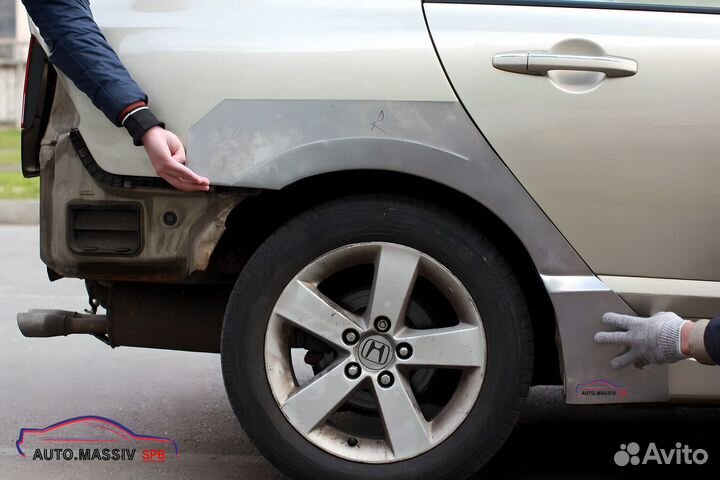 Ремонтные арки Audi A4 B6 дорест