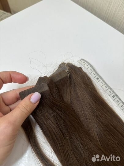 Волосы для наращивания 45см 42 ленты Hairshop