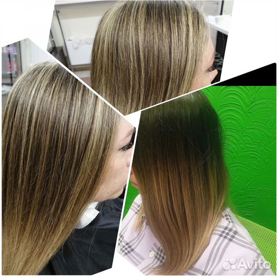 Мелирование, тотал блонд