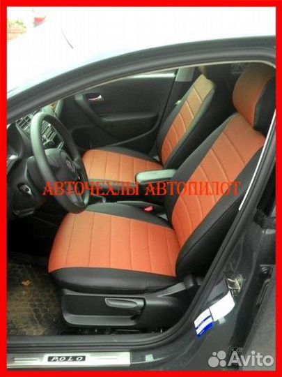 Чехлы Автопилот Volkswagen Polo 1 из экокожи