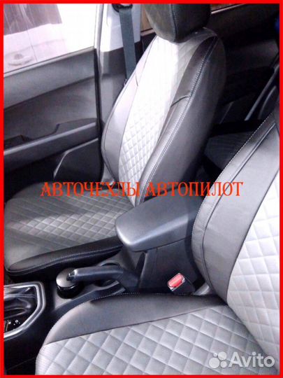 Чехлы Автопилот Hyundai Tucson 4 из экокожи Ромб