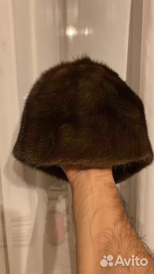 Берет женский норковый