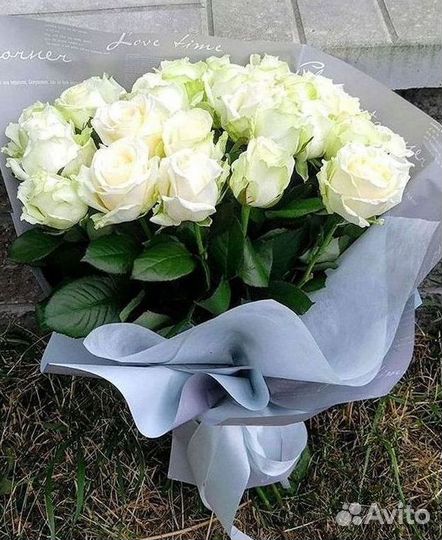 Розы высокие Доставка цветов