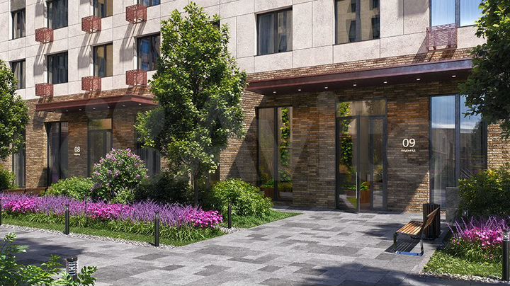 2-к. квартира, 57,8 м², 13/16 эт.