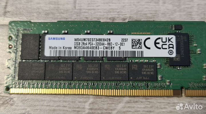 Оперативная память Dell 32GB 3200MHz Samsung