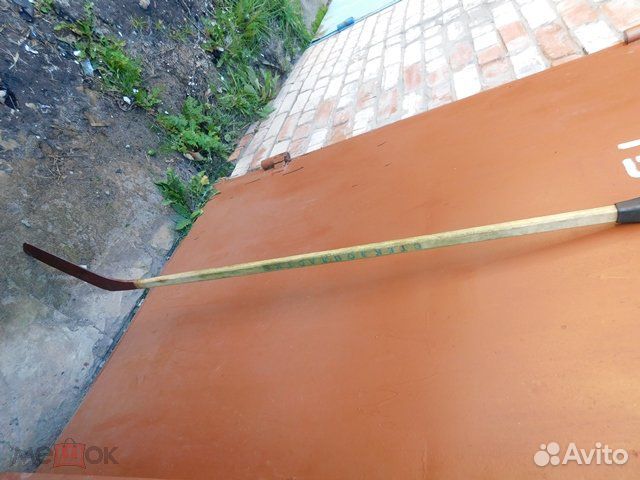 Старинная хоккейная клюшка стеклопласт,период СССР