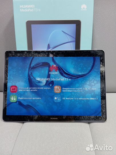 Планшет huawei mediapad t3 10 16 гб