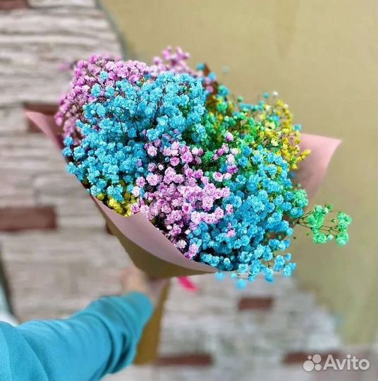 Гипсофила, букет из гипсофил, доставка цветов