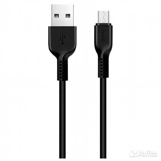 Кабель USB - микро USB hoco X20, 1.0м, круглый, 2