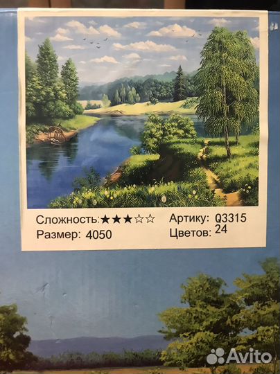 Картина по номерам новая