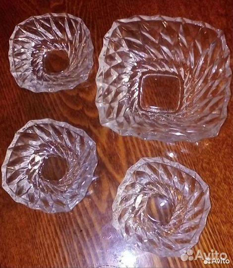 Розеточки - креманки хрусталь СССР