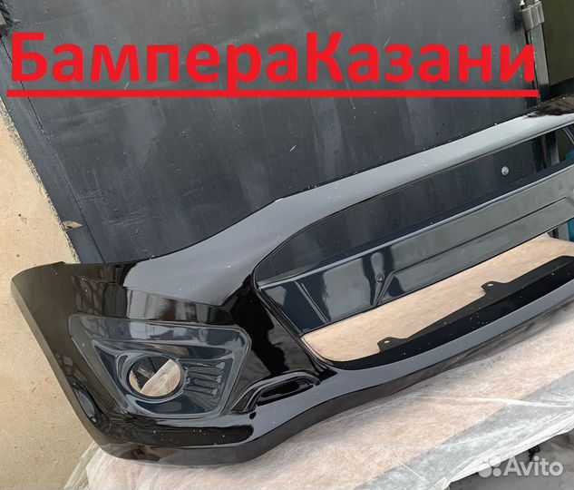 Бампер калина 2 перед спорт-ваз Черная пантера 672