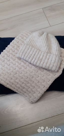 Вязаные Шапки со снудом(зима)