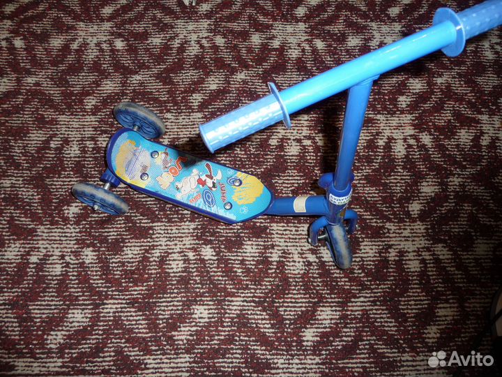 Детский самокат: 2-х колесный и 3-х колесный