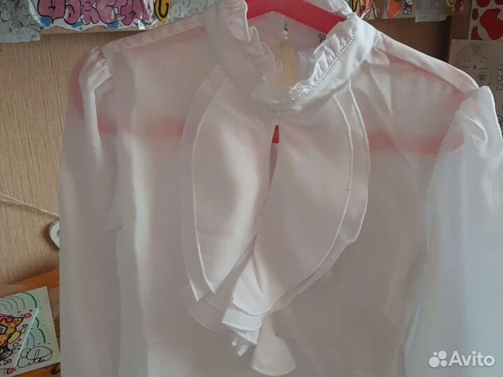 Блузка школьная Белый Размер 122 De S*A*L*I*T**O